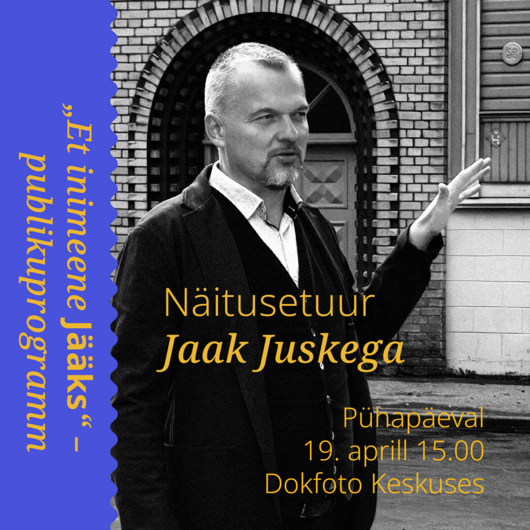 Jaak Juske erituur näitusel "Et inimene jääks"