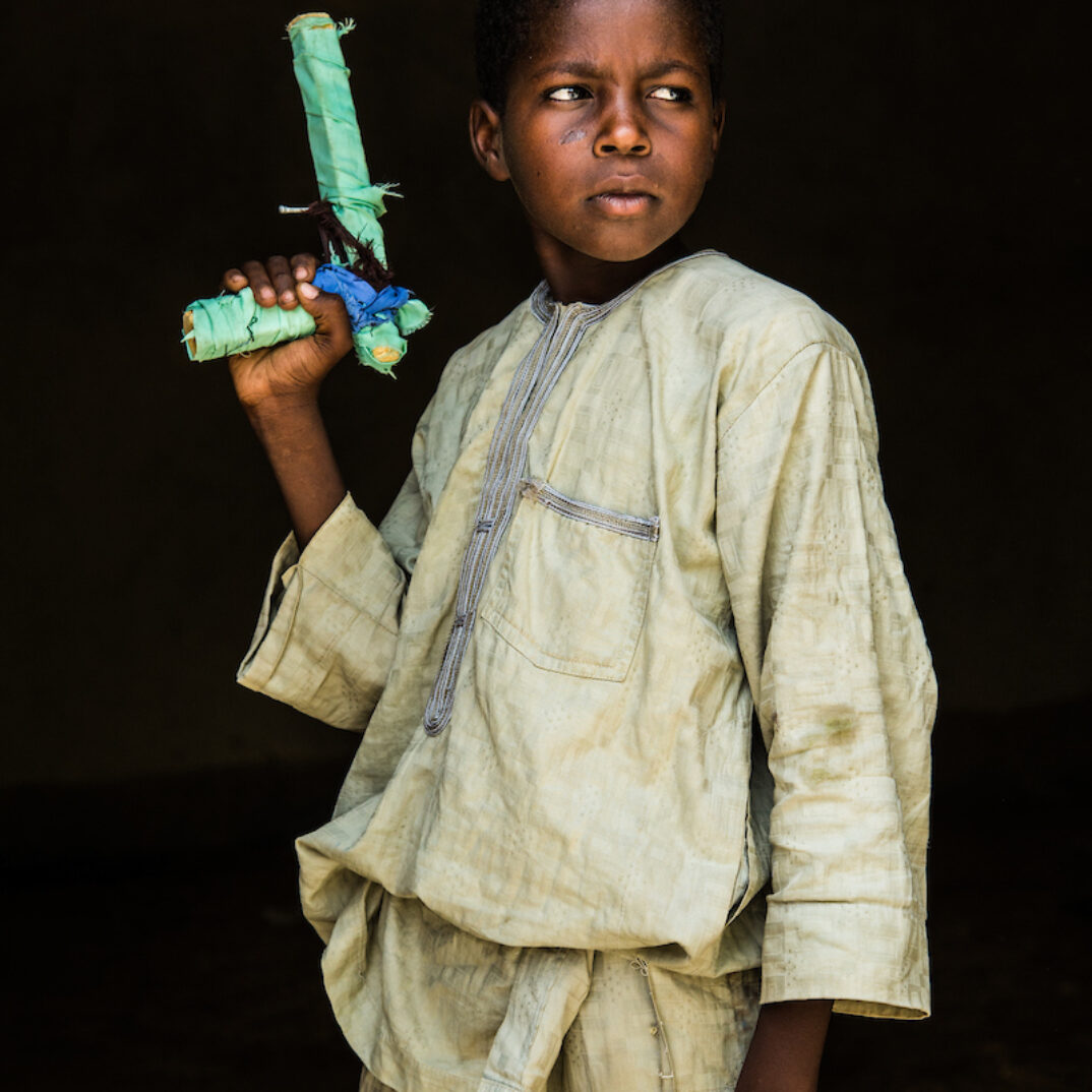 Adama, 10. 
« I come from Baga, Nigeria. I want to become a soldier so I can eradicate Boko Haram. I want to knock them out as they have been killing people. We are four of us, in my family, who left Baga to come to Diffa with our grand-father. »